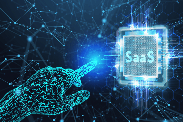 SaaS technology integration with AI and digital transformation in enterprise solutions.