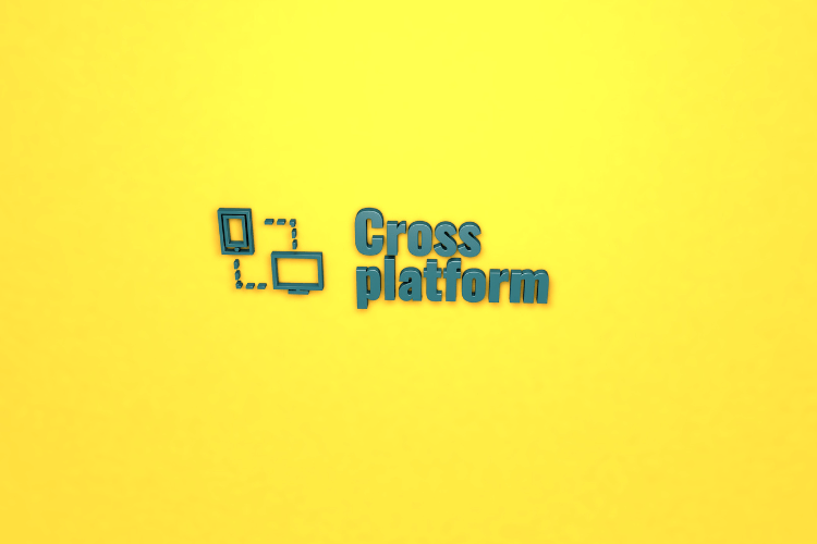 Cross platform text with device icons for AI prompt calendar