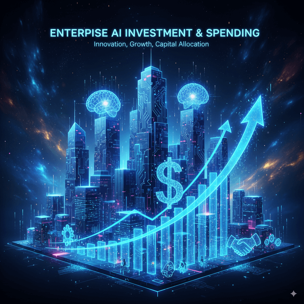 Enterprise AI investment and spending trends driving innovation