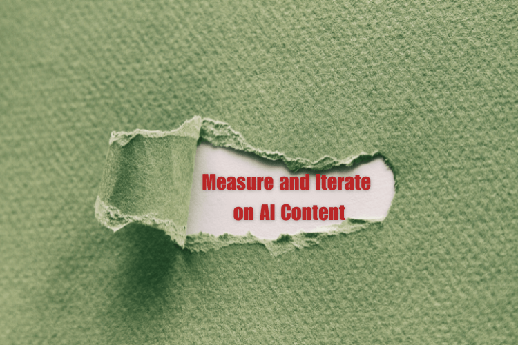 Measure and iterate AI-generated content labels for accuracy and compliance