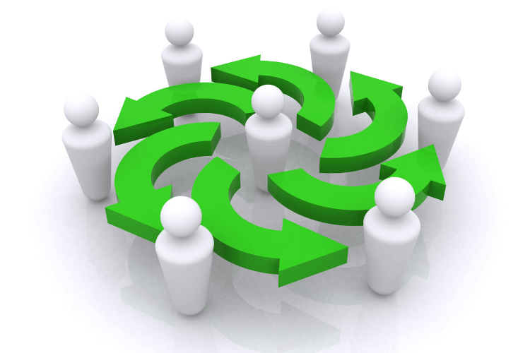 Measurement and feedback loops infographic showing traditional persona creation lifecycle.